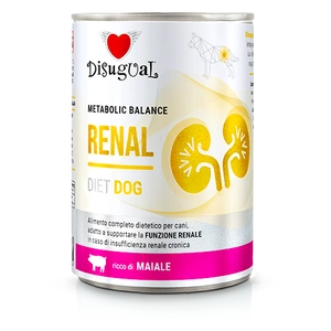 Disugual Hrană umedă pentru câini Veterinary RENAL Porc (adult) 400g