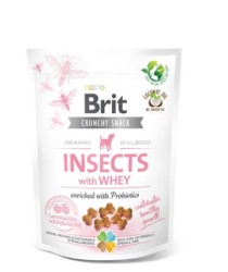 Brit Care Dog Crunchy Cracker Puppy Insecte bogate în zer 200g