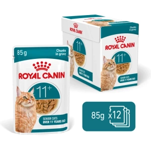 ROYAL CANIN hrană umedă pentru pisici, Senior Ageing 11+, sos 12x85 g