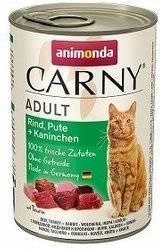 Animonda Cat Carny Adult Carne de vită, curcan și iepure 400 g