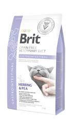 Brit Grain Free Veterinary Diet Cat Gastrointestinal Hering cu mazăre 2kg