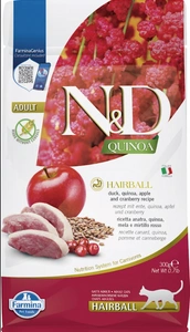 FARMINA N&amp;D Quinoa Hairball Cat Adult 300g