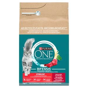 Purina One Cat Sterilcat Hrană pentru pisici cu carne de vită 3 kg