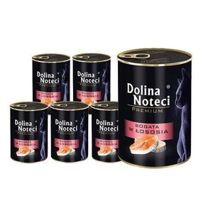 Dolina Noteci Premium Pentru pisici Somon bogat 6x400g