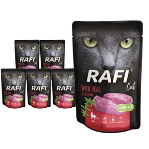 RAFI Cat Adult cu carne de vițel 10x100g