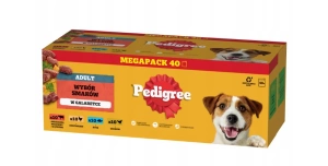 PEDIGREE Adult pungă 40x100 g - Mix de arome în jeleu - hrană umedă completă în jeleu pentru câini adulți