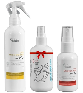 Kit de toaletare OVER ZOO pentru câine/ pisică+OVER ZOO Spray săpun pentru animale 50ml GRATUIT!