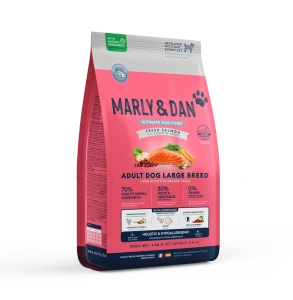 Marly &amp; Dan Adult Dog Large Breed Fresh Salmon Holistic &amp; Hypoallergenic 12 kg hrană uscată