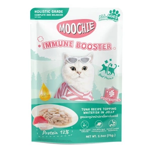 MOOCHIE Imunitate Tuna Recipe Topping Pește alb în jeleu (Imunitate) 70g