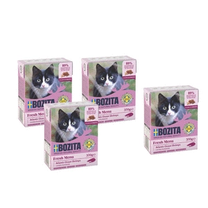 BOZITA Cat Creveți în sos 3x370g + 1 pachet GRATUIT !!!