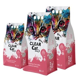 Nisip pentru pisici Clear Cat Blanco Baby Powder cu bentonită 25 l