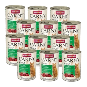 Animonda Cat Carny Adult Beef, Turkey & Rabbit 12x400g
