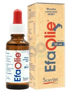 Scanvet EFA Olie 30ml Preparat natural pentru susținerea tratamentului bolilor de piele