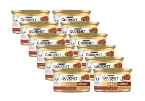 Purina Gourmet Gold rață/ curcan în sos 12x85g
