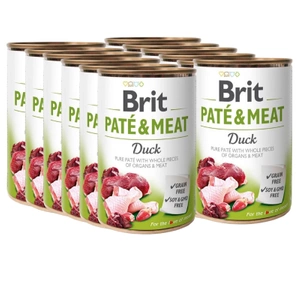 Brit Pate & Meat Cu rață 12x400g