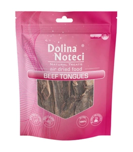 DOLINA NOTECI Natural Treats Beef Tongues limbă de vită tratament pentru câini 100g