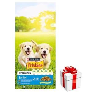 PURINA Friskies Junior 8 kg + SURPRIZĂ PENTRU CÂINELE TĂU