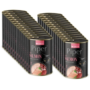 DOLINA NOTECI Piper pentru pisici cu somon 24x400g