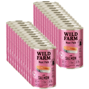 WILD FARM Pate cu somon 24x400g