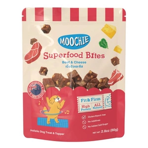 Recompense pentru câini MOOCHIE Superfood Bites cu vită și brânză 40g