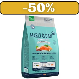 Marly &amp; Dan Senior Dog Small Breed Fresh Salmon Holistic &amp; Hypoallergenic 4 kg hrană uscată