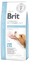 Brit Grain Free Veterinary Diet Dog Obesity Lamb with Peas 12 kg