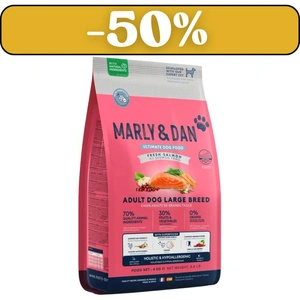 Marly &amp; Dan Adult Dog Large Breed Fresh Salmon Holistic &amp; Hypoallergenic 4 kg hrană uscată
