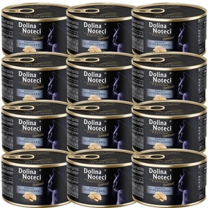 DOLINA NOTECI Premium Sterilizat pentru pisici, bogat în bibilică 12x185g