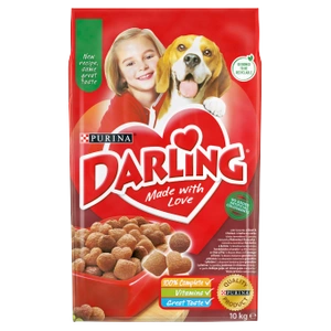 PURINA Darling cu un amestec delicios de carne de vită și pui, 10 kg