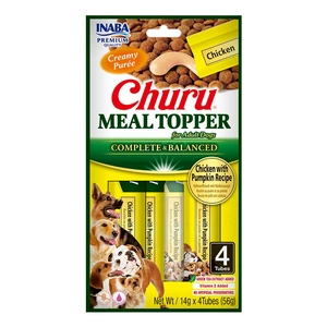 INABA Hrană pentru câini Topper Pui cu dovleac Rețetă 4x14 (56g)