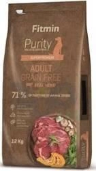 Fitmin Purity Adult fără cereale cu carne de vită 12 kg