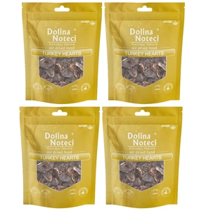 DOLINA NOTECI Natural Treats Inimi de curcan Tratamente cu curcan pentru câini 4x150g