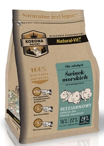 KORONA NATURY Hrană Natural-Vit pentru porcușori de Guineea junior 750g