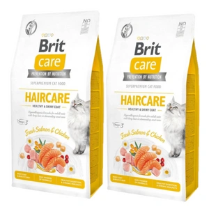 BRIT Îngrijire pentru pisici fără grăunțe 2x7 kg