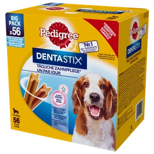 Pedigree DentaStix Delicatese dentare pentru câini de peste 4 luni și peste 10-25 kg 56 szt. - 8x180g