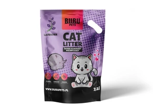 BUBU Pets Silicon Non-Caking Litter Micro lavanda violet 7.2l