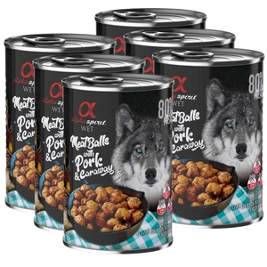 Alpha Spirit Meatballs de carne de vită cu chimen 6x400g