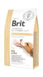 Brit Grain Free Veterinary Diet Dog Hepatic Ouă și mazăre 2kg