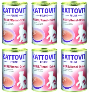 Kattovit băutură rinichi / rinichi pui 6x135ml