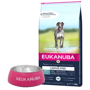 EUKANUBA Adult Large Grain Free 12kg+ Bol GRATUIT