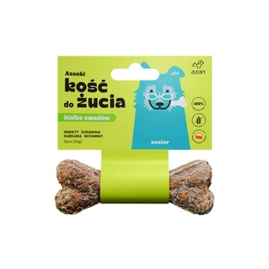 AZANKI Os de mestecat pentru câini seniori cu insecte 12 cm