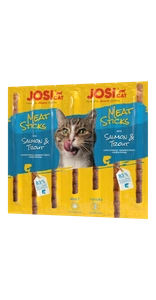 JOSERA JosiCat Sticks de carne cu somon și păstrăv 35g