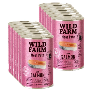 WILD FARM Pate cu somon 12x400g