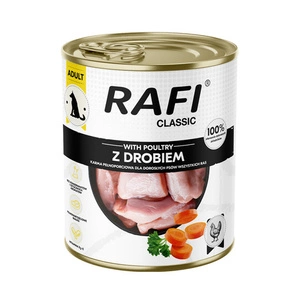 DOLINA NOTECI Rafi Classic hrană umedă pentru câini cu carne de pasăre 800g