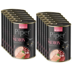 DOLINA NOTECI Piper pentru pisici cu somon 12x400g