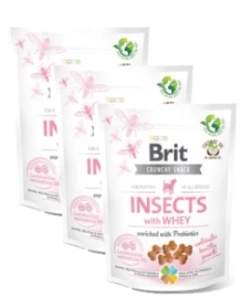 Brit Care Dog Crunchy Cracker Puppy Insects Rich In Whey 3x200g