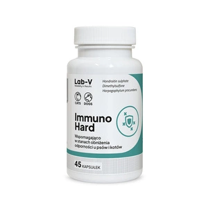 LAB-V Immuno Hard – Stimulent imunitar pentru câini și pisici, 45 capsule