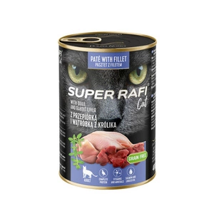DOLINA NOTECI Super Rafi Cat P&F cu prepeliță și ficat de iepure 400g