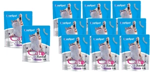 Nisip pentru pisici Lavandă Silicone Cat Litter 11x3,8 l