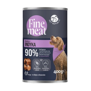 PetRepublic Fine Meat, mâncare de curcan Fine Meat 400g pentru câini